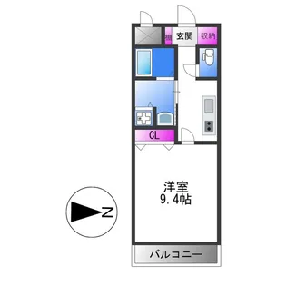 コンフォートエヌズ【4階】の間取り