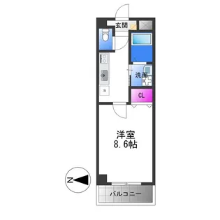 アーバンリブ【5階】の間取り