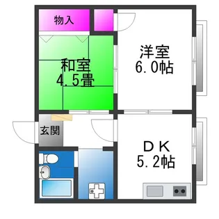 太平マンション8号館【3階】の間取り