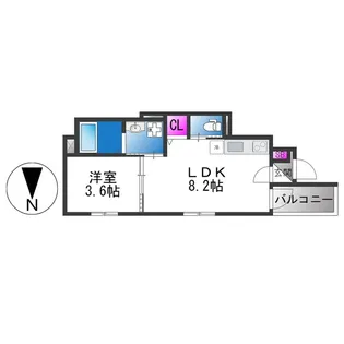 yumaison west【3階】の間取り