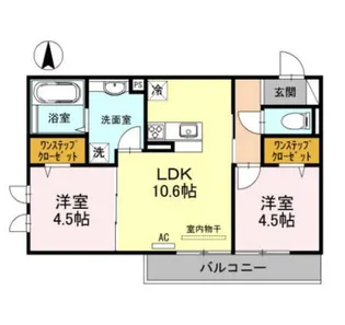 スペランサ【3階】の間取り