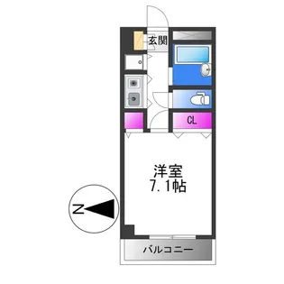サンモール【4階】の間取り