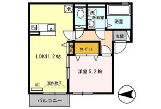 ドミール本町【2階】の間取り