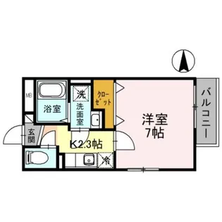 トレーデ【1階】の間取り