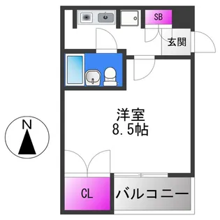T・Hビル【4階】の間取り