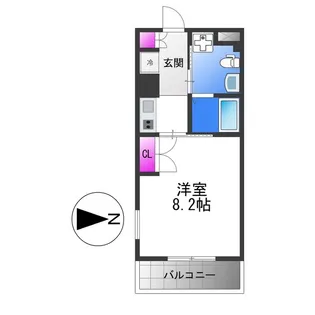 ORANGE T・SIDE【6階】の間取り