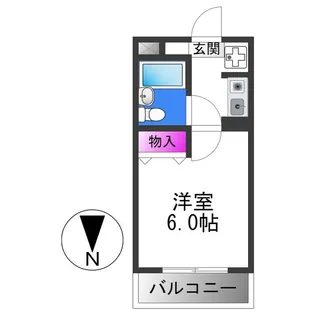 リベロ長吉【2階】の間取り