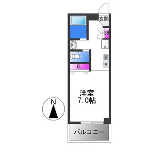ドムスOGAWA【2階】の間取り