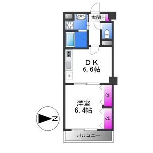 ブランチェリー新石切【3階】の間取り