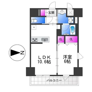 ダイレ エヌ【1階】の間取り