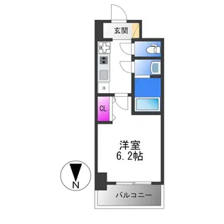 グランパシフィック今里南【4階】の間取り