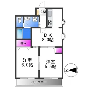 ファーストタウンパートⅤ【1階】の間取り