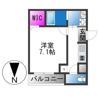 フジパレス鴻池新田駅東【1階】の間取り