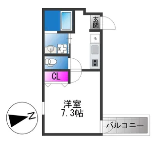 フジパレス鴻池新田駅東【2階】の間取り