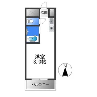 アミティ近大通り【5階】の間取り