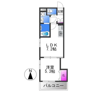 コラッジオ衣摺【2階】の間取り