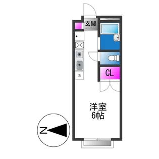 エステートピアE.V.O【2階】の間取り