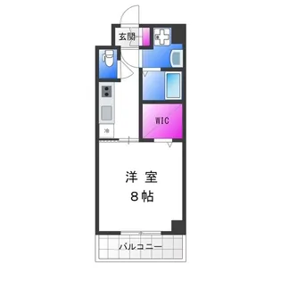 マーベラスコート巽東【2階】の間取り