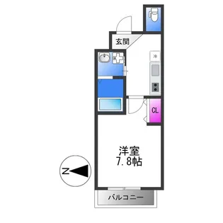 フジパレス岩田町ノース【3階】の間取り