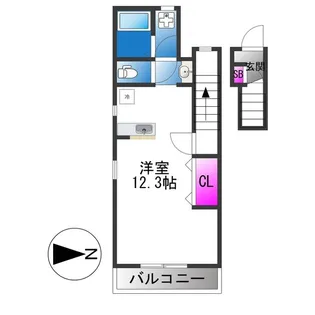 グレースヴィラ【2階】の間取り