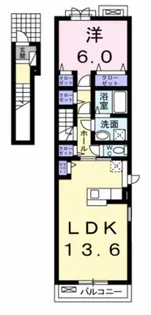 ラフレシール【2階】の間取り