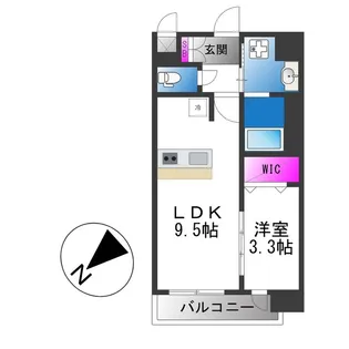 D.Clarest玉造【6階】の間取り