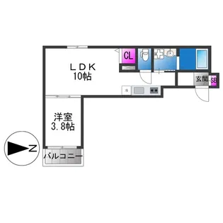 GRAND FUSE【1階】の間取り