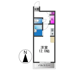 IVY FLAT【4階】の間取り