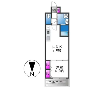 BO BEDRE MIKURIYA【11階】の間取り