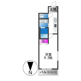 フジパレス鴫野東ウエスト【1階】の間取り