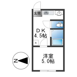 GV RENTING HIRANO8【2階】の間取り