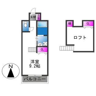 ヴェール・カステージュ深江北【7階】の間取り
