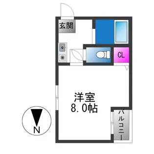 コーポ泰山【2階】の間取り