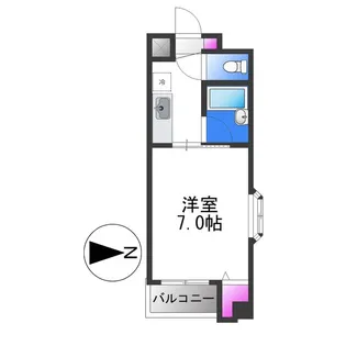エレガントコーポラス【2階】の間取り