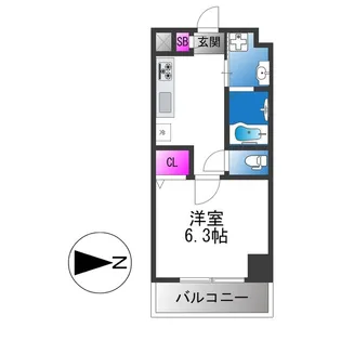 千葉・住吉【3階】の間取り