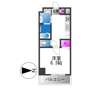 千葉・住吉【1階】の間取り