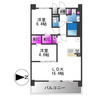 フェンテ・イーストⅡ【1階】の間取り