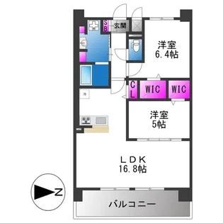 フェンテ・イーストⅡ【1階】の間取り