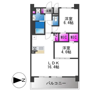 フェンテ・イーストⅡ【4階】の間取り