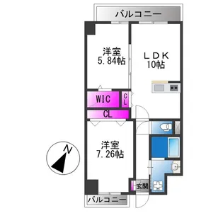 FREEDOM residence堺寺地町【11階】の間取り