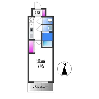LIVIAZ OSAKA Verite【6階】の間取り