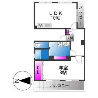 モアビル【4階】の間取り