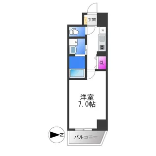 FELIZ GALAXY【6階】の間取り