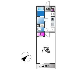 リブリ・布施【3階】の間取り