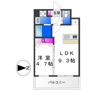 プレジオ布施ASIAN【6階】の間取り