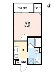 レジュール・ウール【3階】の間取り