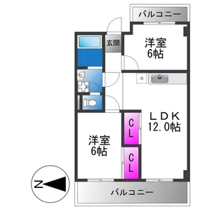 辰野マンション【3階】の間取り