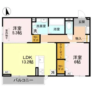 エクシードⅡ【2階】の間取り