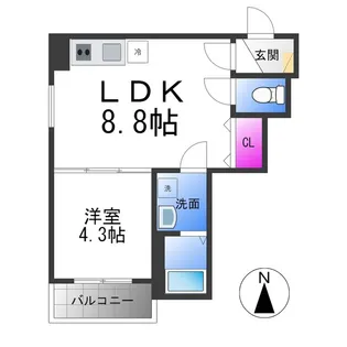 グラン シーズン Ⅱ【3階】の間取り