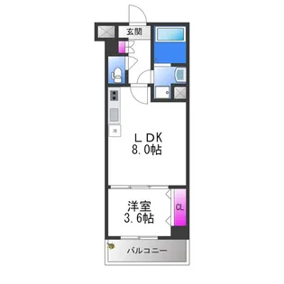 CASA MITO【5階】の間取り